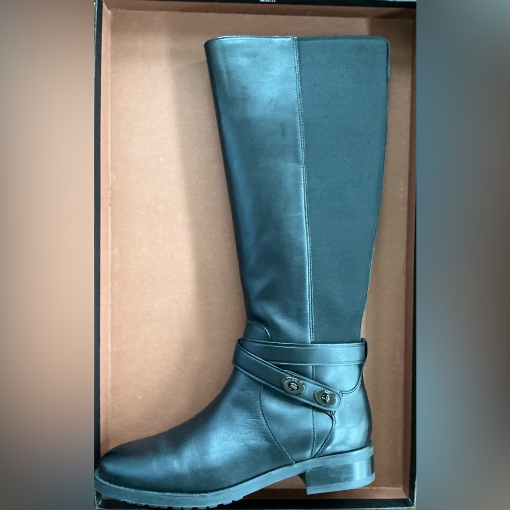 Coach Black Over the Knee Boots